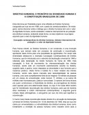 DIREITOS HUMANOS, O PRINCÍPIO DA DIGNIDADE HUMANA E A CONSTITUIÇÃO BRASILEIRA DE 1988