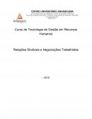 Relações Sindicais e Negociações Trabalhistas