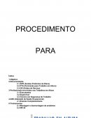 Procedimento Trabalho em Altura