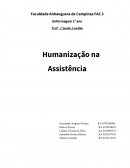 A Humanização na Assistência