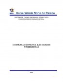 A CORRUPÇÃO NA POLÍTICA, SUAS CAUSAS E CONSEQUÊNCIAS