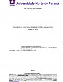DOCUMENTOS COMPROBATÓRIOS DE ESTÁGIO OBRIGATÓRIO CURRICULAR II
