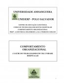 ATPS COMPORTAMENTO ORGANIZACIONAL