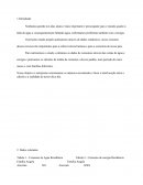 Medidas estatísticas e sua relação com o consumo de água e energia elétrica