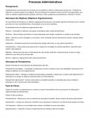 Processos Administrativos