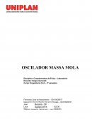 Relatório de Oscilador de Massa Mola