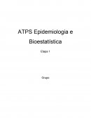 ATPS - Epidemiologia e Bioestatística