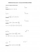 Calculo de integral e definida resolvidos