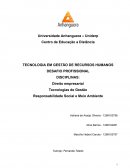 Gestão de Pessoas e Tecnicas de Administraçao de Pessoal