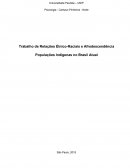 Trabalho de Relações Étnico-Raciais e Afrodescendência