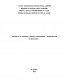 PORTFÓLIO DE PESQUISA E PRÁTICA PROFISSINOAL – FUNDAMENTOS DA EDUCAÇÃO