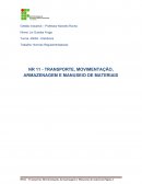 TRANSPORTE, MOVIMENTAÇÃO, ARMAZENAGEM E MANUSEIO DE MATERIAIS