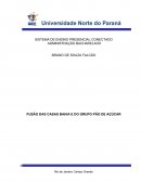 FUSÃO DAS CASAS BAHIA E DO GRUPO PÃO DE AÇÚCAR