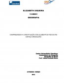 COMPREENDER A CONSTITUIÇÃO DOS ELEMENTOS FISICOS NO ESPAÇO BRASILEIRO