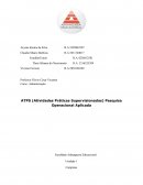 ATPS PLANEJAMENTO OPERACIONAL