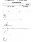 GEOMETRIA - PRISMAS LISTA DE EXERCÍCIOS COMPLEMENTARES