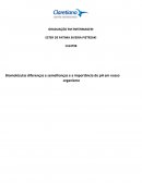 Biomoléculas diferenças e semelhanças e a importância do pH