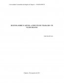 RESENHA SOBRE O ARTIGO: ACIDENTES DE TRABALHO- UM VELHO DESAFIO.