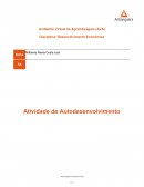 Atividade autodesenvolvimento -AVA