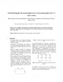 Transformação de associação em Δ em associação em T e vice-versa