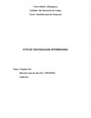 Atps contabilidade intermediaria