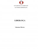 FAF CURSO DE ADMINISTRAÇÃO LIDERANÇA