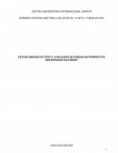 ESTUDO DIRIGIDO DO TEXTO “A INCLUSÃO DE SURDOS NA PERSPECTIVA DOS ESTUDOS CULTURAIS”