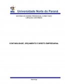 CONTABILIDADE, ORÇAMENTO E DIREITO EMPRESARIAL