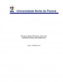 TRABALHO DEP UNOPAR ADMINISTRAÇÃO