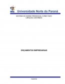 SISTEMA DE ENSINO PRESENCIAL CONECTADO CIÊNCIAS CONTÁBEIS ORÇAMENTOS EMPRESARIAIS