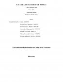 Enfermidades Relacionadas à Carência de Proteínas