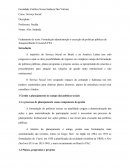 Fichamento do texto: Formulação administração e execução de políticas públicas de Joaquina Barata Teixeira/UFPA
