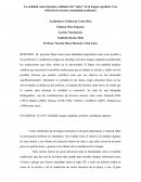 La oralidad como elemento validador del “saber” de la lengua española: Una reflexión de nuestra comunidad académica