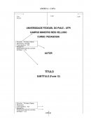 Estrutura Metodológica Projeto de Pesquisa