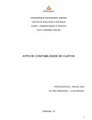 Atps de contabilidade de custos