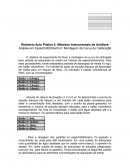 Relatorio Analise em espectrofotometro (Metodo instrumentais de analises)