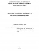 APLICAÇÃO DA FUNÇÃO SOCIAL DO CONTRATO E DA BOA-FÉ OBJETIVA NOS DIREITOS REAIS