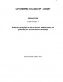 Práticas pedagógicas do professor alfabetizador no primeiro ano do Ensino Fundamental