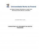 A IMPORTÂNCIA DO ORÇAMENTO NA GESTÃO FINANCEIRA