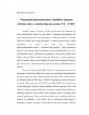 Monarquia pluricontinental e repúblicas: algumas reflexões sobre a América lusa nos séculos XVI – XVIII