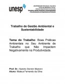 Gestão Ambiental