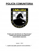 Projeto para atendimento em“Equoterapia” voltado para pessoas portadoras de necessidades especiais.