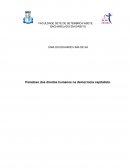 Paradoxo dos direitos humanos na democracia capitalista.