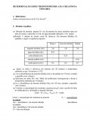 DETERMINAÇÃO ESPECTROFOTOMÉTRICA DA CREATININA URINÁRIA