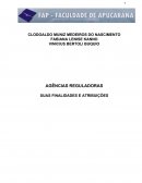 Agências Reguladoras: suas finalidades e atribuições