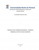 – Administração da Produção: Projeto de rede de operações produtivas, Planejamento e Controle da Capacidade de Produção.