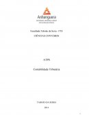 ATPS CONTABILIDADE TRIBUTARIA