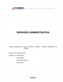 SERVIDÃO ADMINISTRATIVA