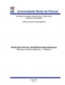 PRODUÇÃO TEXTUAL INTERDISCIPLINAR INDIVIDUAL “Analisando o Contexto Empresarial – 1º Semestre”