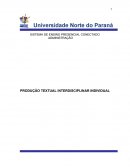 PRODUÇÃO TEXTUAL INTERDISCIPLINAR INDIVIDUAL